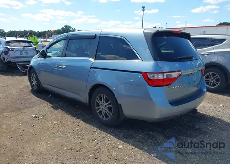 2013 Honda Odyssey Ex-L из США, поврежденный, VIN 5FNRL5H68DB052097